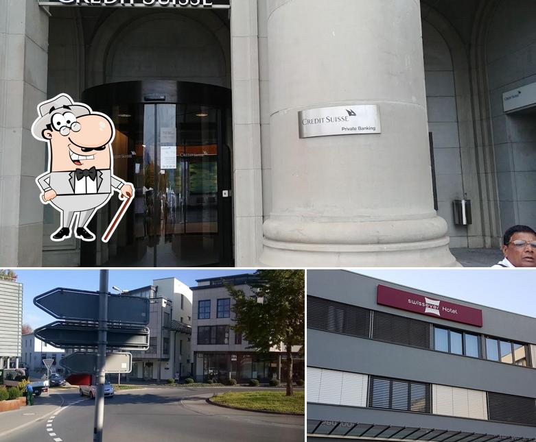 Puoi goderti l'aria fresca dal dehors di SwissEver Hotel Zug