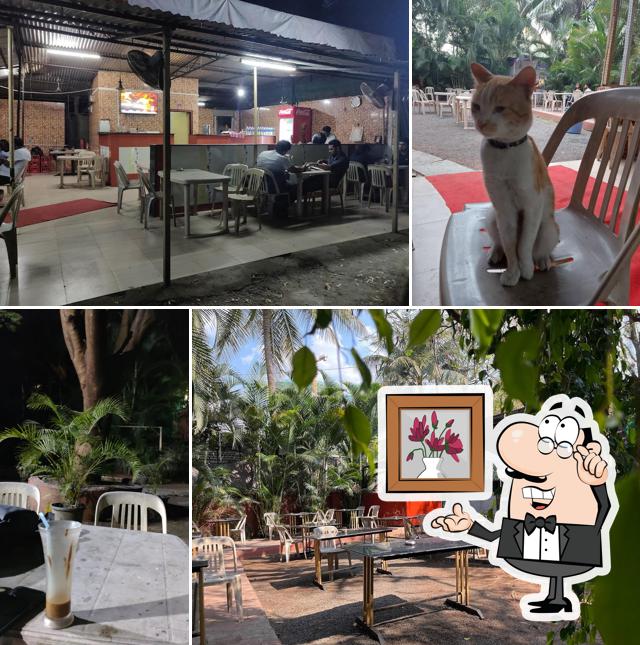 The interior of Cafe gulmohar