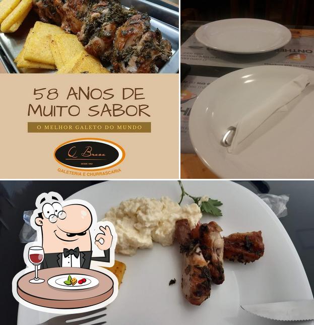 Comida em Q Brasa Culinária Gaucha