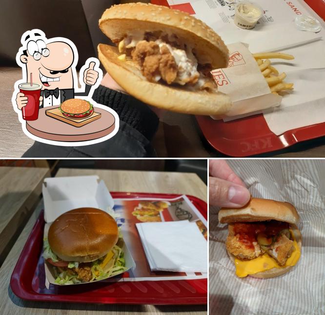 Commandez un hamburger à KFC