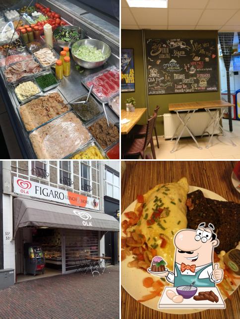 Lunchroom Figaro offre un nombre de plats sucrés