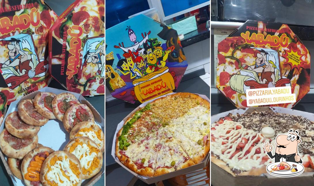 Experimente pizza no Pizzaria e Esfiharia Yabadu