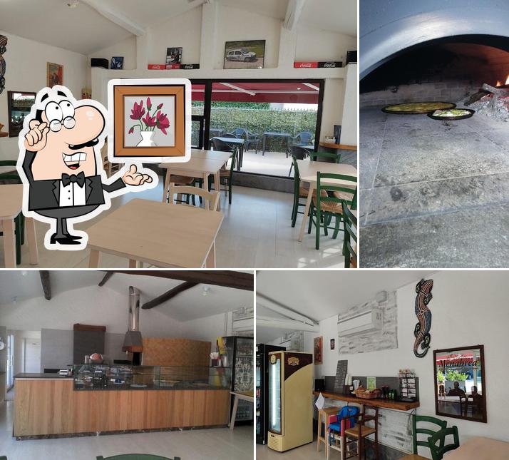 Gli interni di Pizzeria Icaro