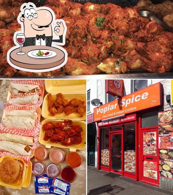 Poplar Spice Indian Takeaway in London Restaurant menu and reviews