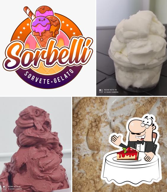 Sorbelli Gelato Vegan Expert serve uma escolha de sobremesas