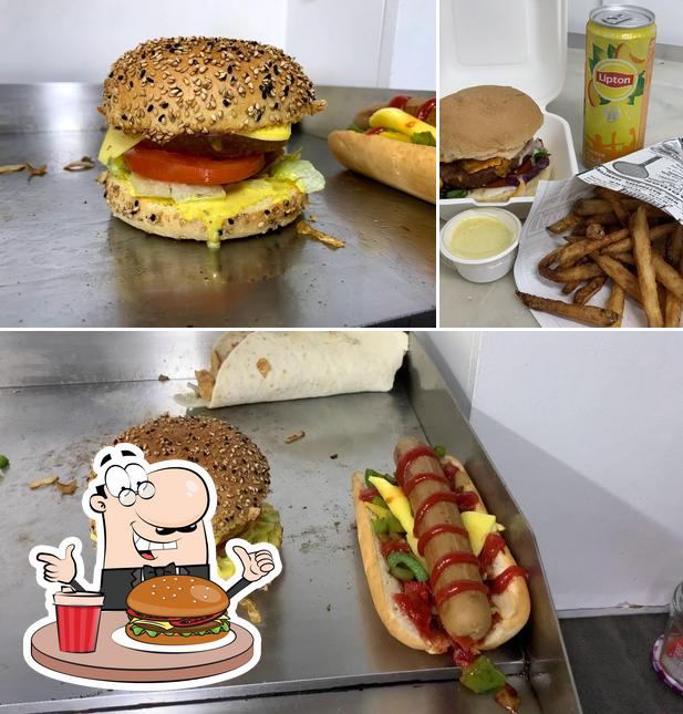 Commandez un hamburger à Vegan escape - Restaurant - Fast-food