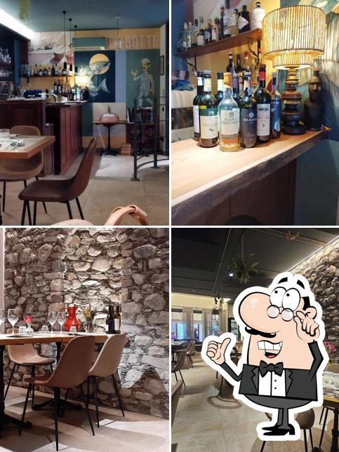 Gli interni di Trattoria "La Botte" ‍
