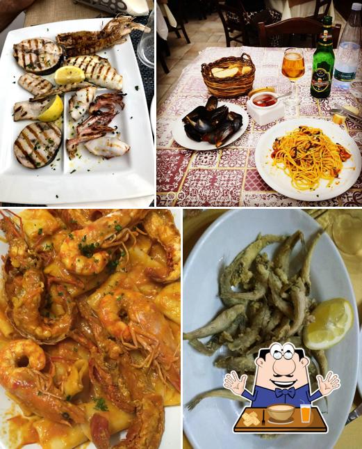 Platti al La Trattoria Vecchia Conza