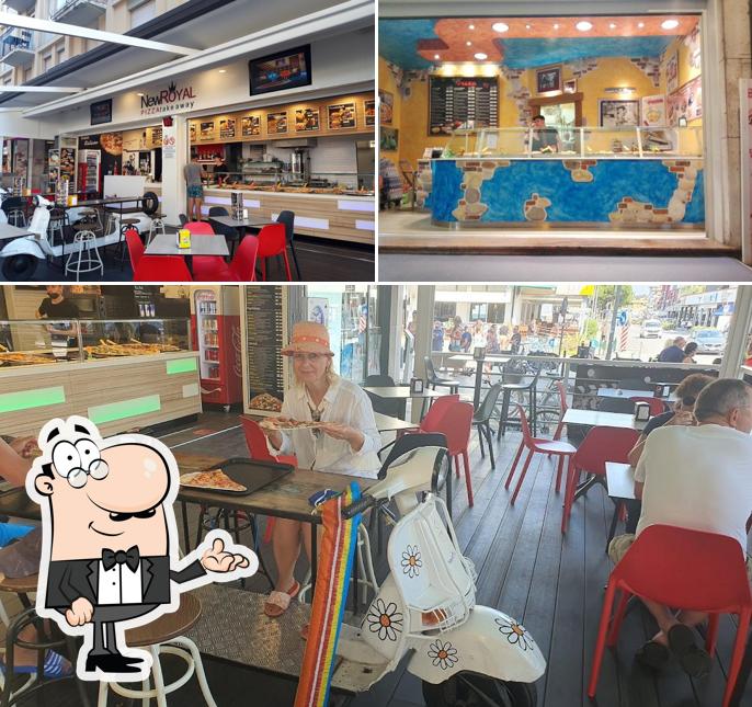 Gli interni di New Royal Pizza take away