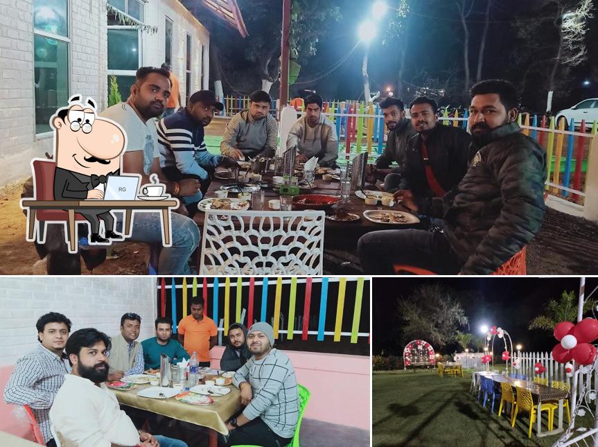 Check out how Glory Pariwar Dhaba looks inside