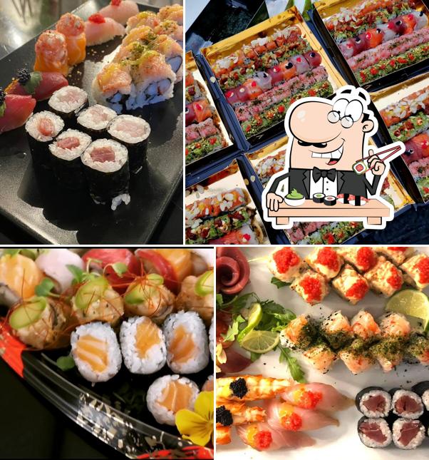 Scegli le diverse opzioni di sushi