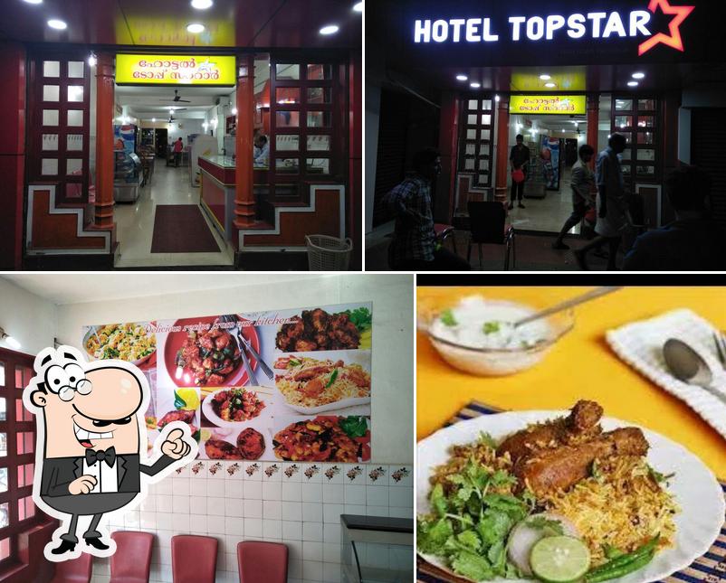 The photo of Hotel Topstar’s interior and food