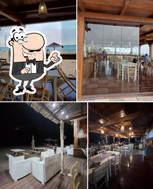 Gli interni di Ristorante Il Moletto Bistrot & Beach Bar