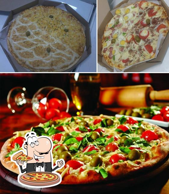 Peça pizza no Pizzaria Bom Menu