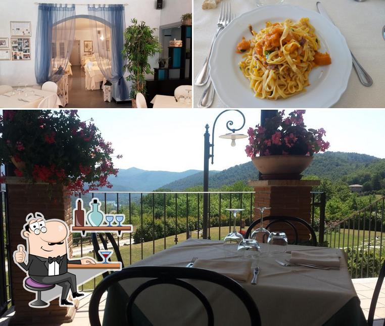 La immagine della interni e cibo di Trattoria Peppe Scappa