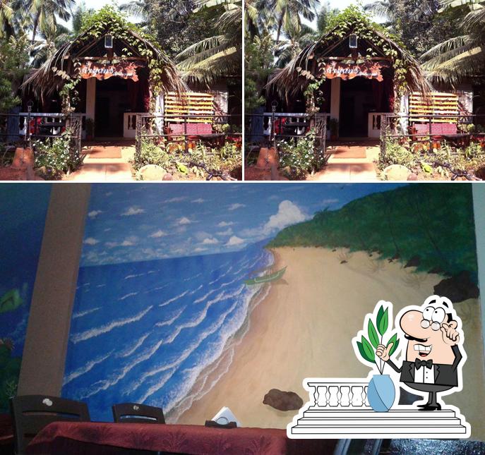 Enjoy the view outside Aryan's Restaurant
