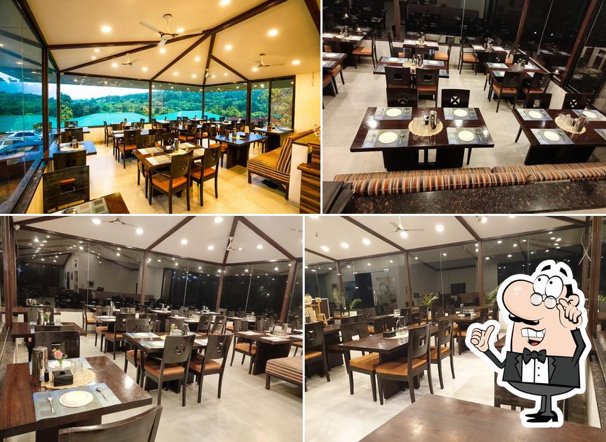 The interior of A food Affair Resto Mahabaleshwar