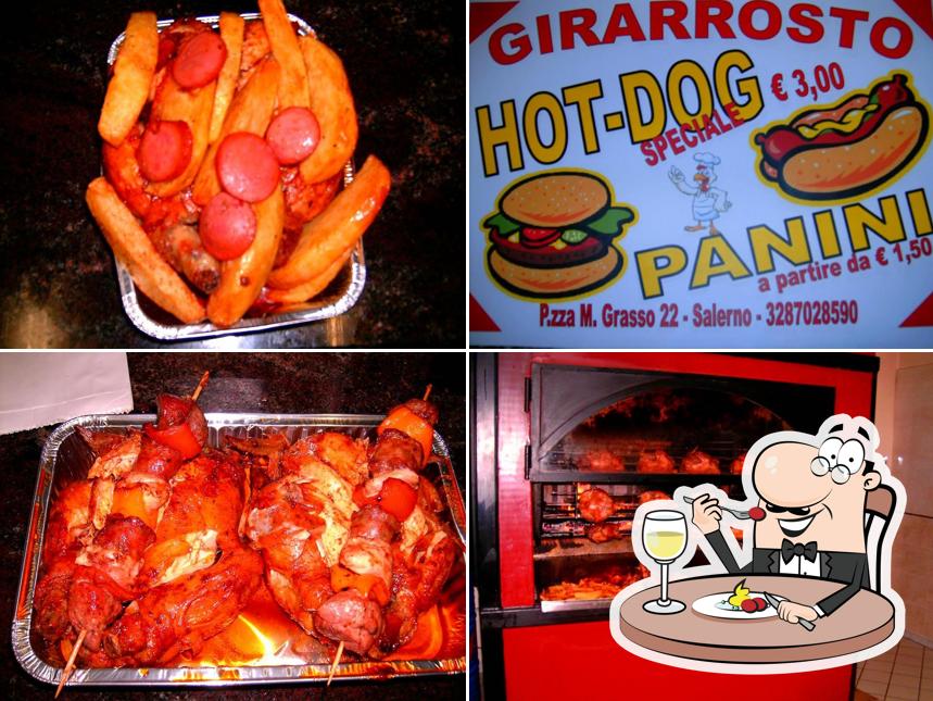 Platti al Girarrosto Pollo A Legna