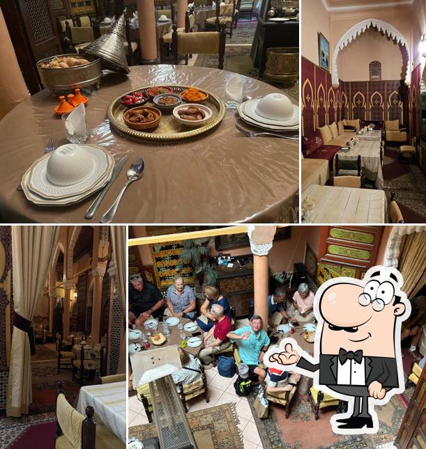 L'intérieur de Dar Rbatia (Moroccan Restaurant)