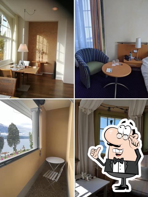 Gli interni di Parkhotel Gunten