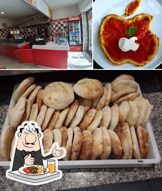 Questa è la foto che mostra la cibo e interni di Pizza Al Volo & Kebab Carpenedolo