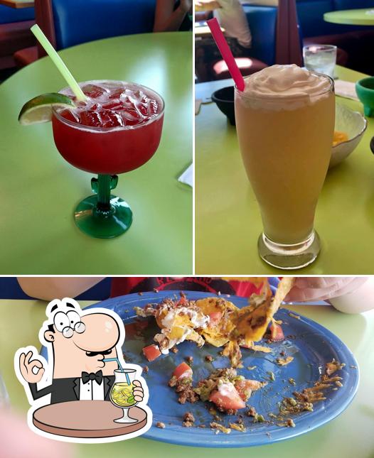 Among different things one can find drink and food at Casa Ixtapa