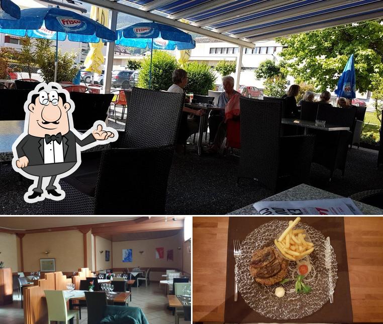 Guarda la immagine che raffigura la interni e fregio di Café Restaurant Brasserie Montheysanne