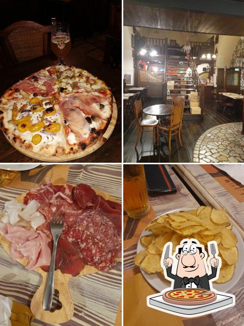 Scegli una pizza a The Brazen Head