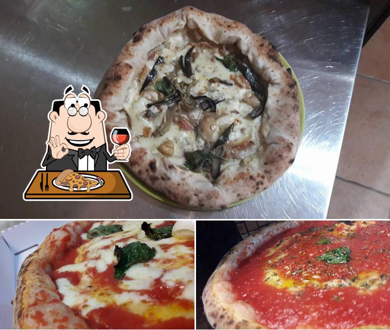 A La Tavernetta, puoi ordinare una bella pizza