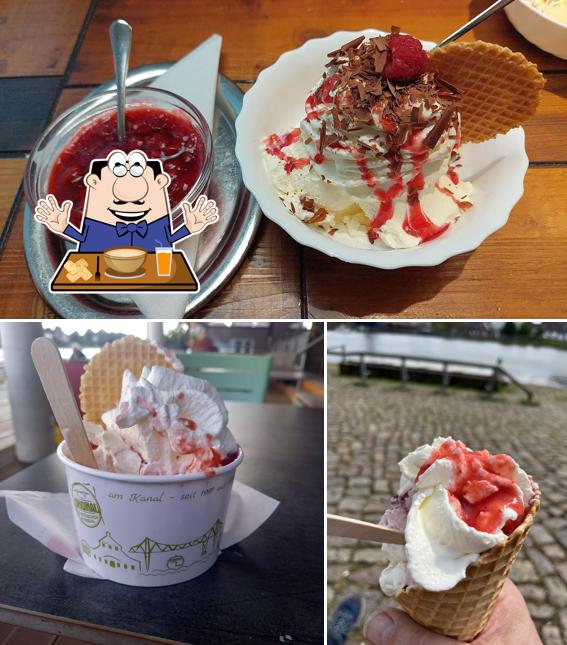 Glace à Eisstübchen am Kanal