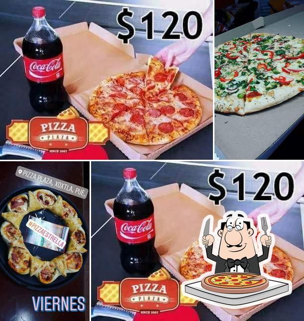 Попробуйте пиццу в "PIZZA PLAZA, Xoxtla, PUE."