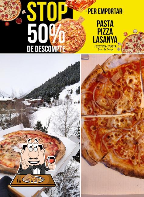 Essayez des pizzas à Itàlia Pizzeria Rostisseria