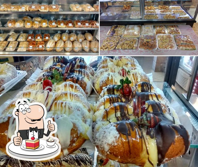Padaria Pallato25 provê uma escolha de pratos doces