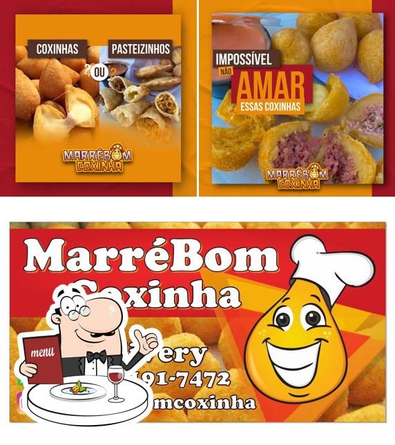 Comida em Marrébom Coxinha