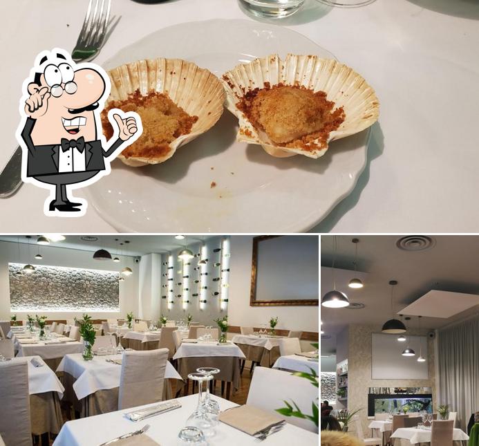Ristorante di Pesce Il Delfino si caratterizza per la interni e cibo