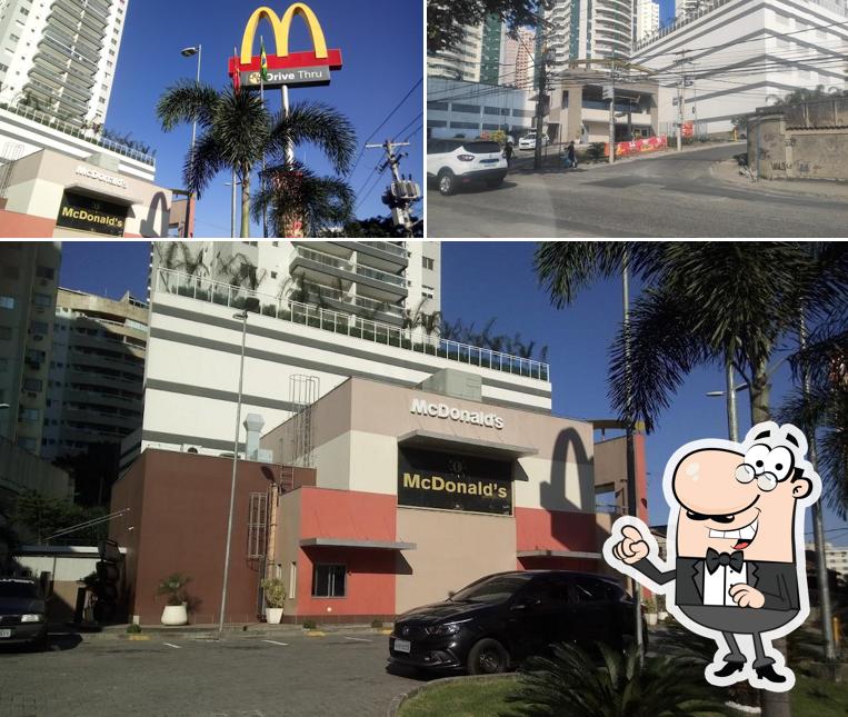Veja imagens do exterior do McDonald's