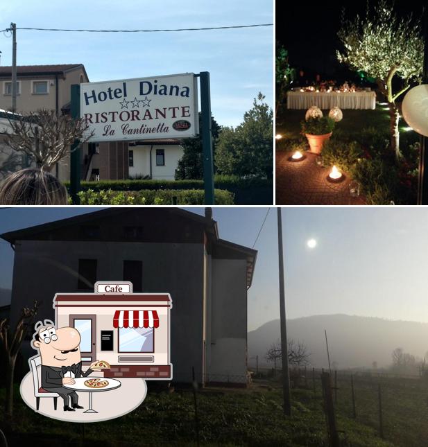 Gli esterni di Hotel Diana - Ristorante La Cantinetta