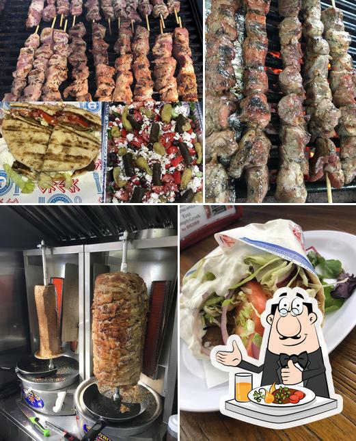 Food at Authentic Greek Food Truck