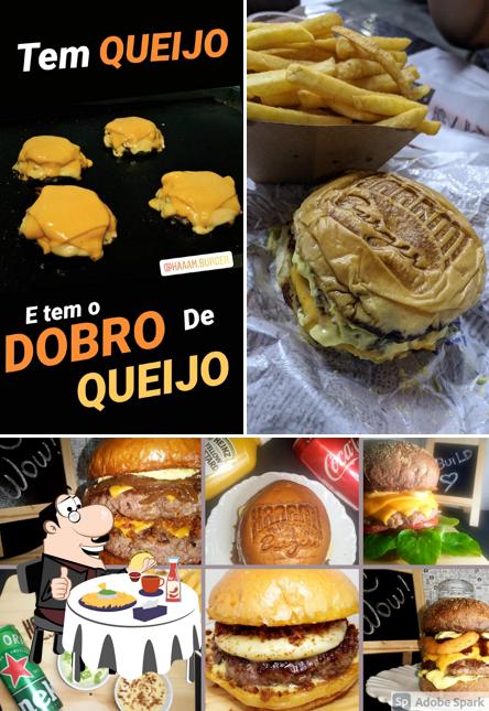 Os hambúrgueres do HAAAM! Burger - Hamburgueria Artesanal & Delivery irão saciar uma variedade de gostos