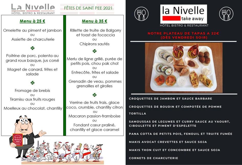 Взгляните на фотографию ресторана "Logis Hôtel de la Nivelle"