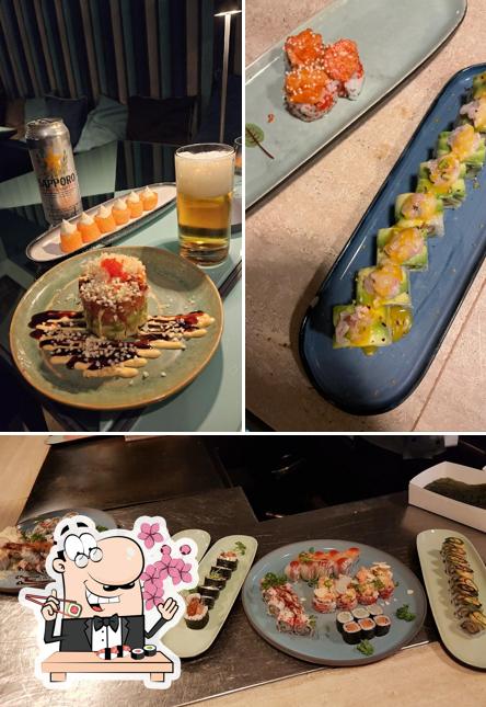 Scegli le varie opzioni di sushi