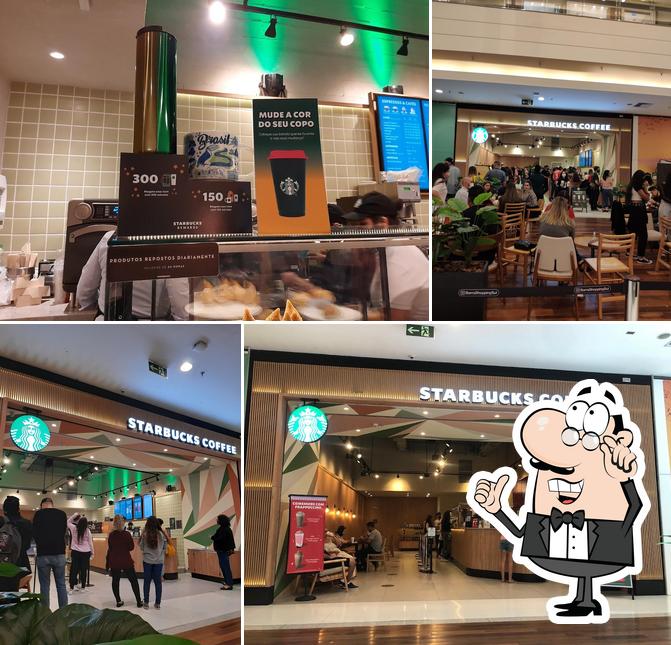 Veja imagens do interior do Starbucks Barrashoppingsul