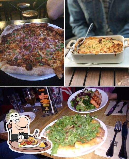 Essayez de nombreux types de pizzas