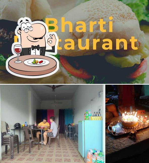 The photo of food and interior at Bharti Restaurant