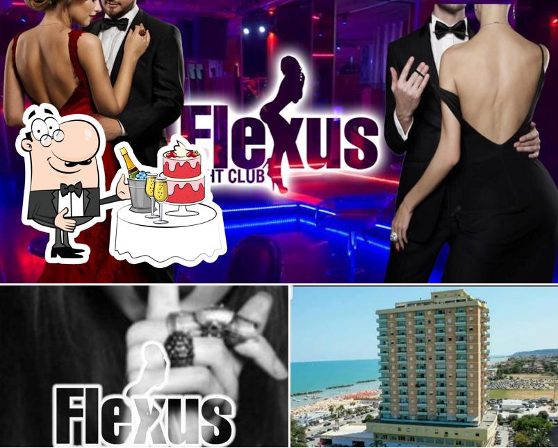 La immagine della nozze e esterno di flexus night club