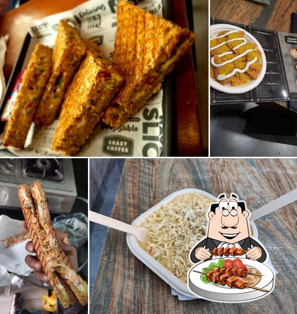 Food at Crazy Coffee C scheme
