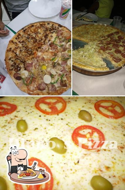 No Dinno's Pizza, você pode pedir pizza