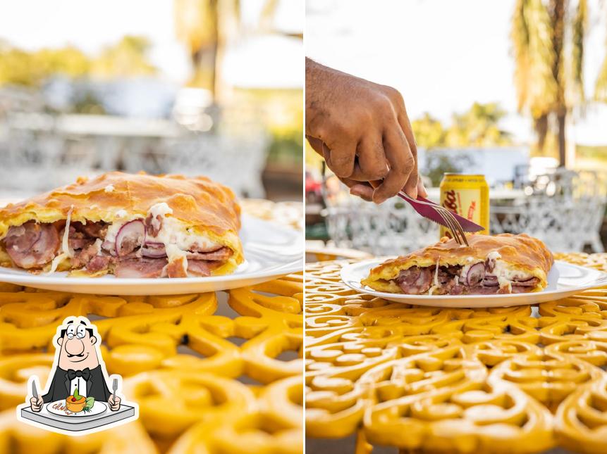 Platos en King's Pizza frita