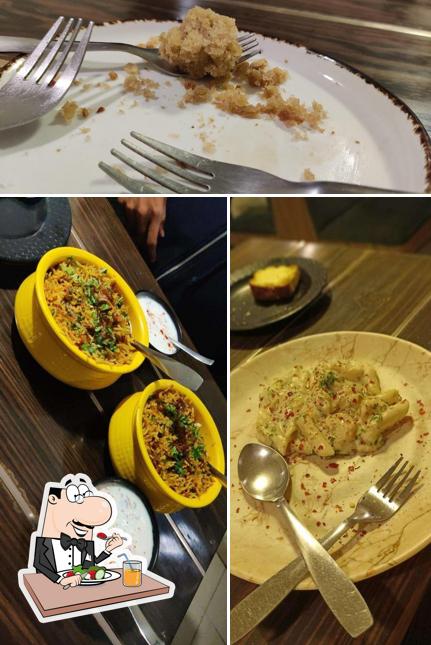 Food at Naughty Angel Cafe
