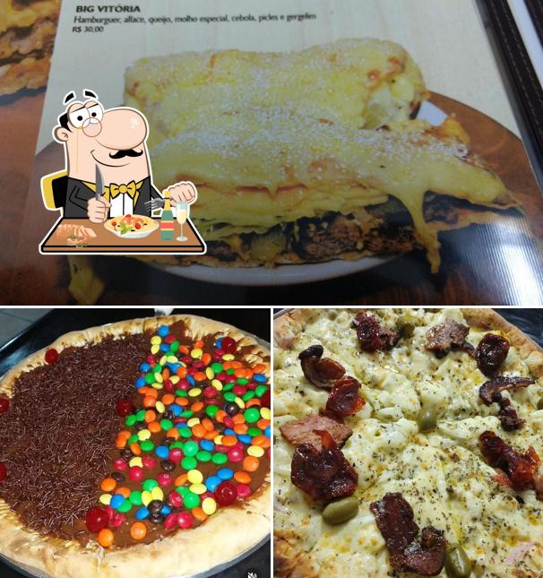 Comida em Pizzaria Vitória Italian